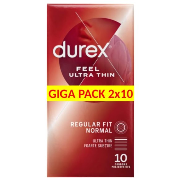 Durex Feel Ultra Thin - preservativo ultra fino y realista (2x10 unidades)