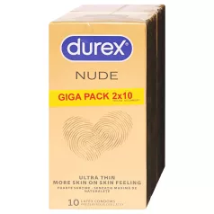 Durex Nude - preservativos ultrafinos (2×10 uds)