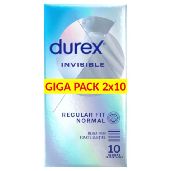 Durex Invisible Extra Sensible - preservativos ultra finos (2x10)