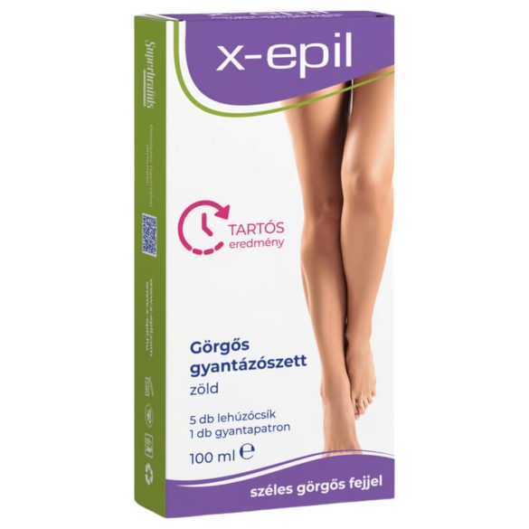 X-Epil - Set de cera en roll-on - verde