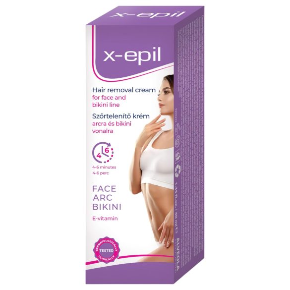X-Epil - Crema Depilatoria para Rostro/Línea del Bikini (40ml)