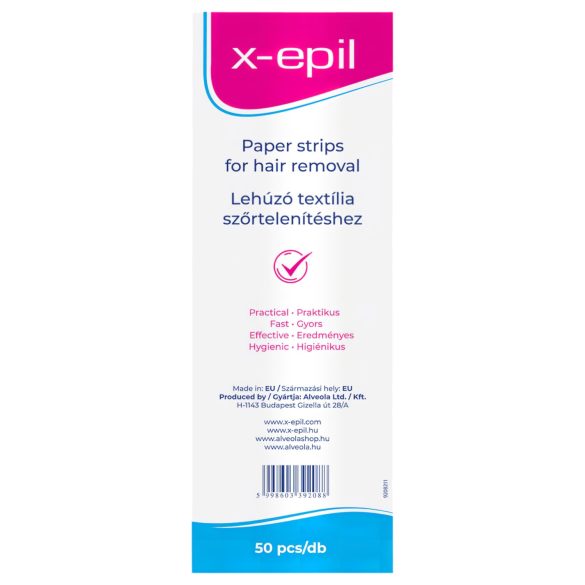 X-Epil - bandas de tela depilación (50ud)