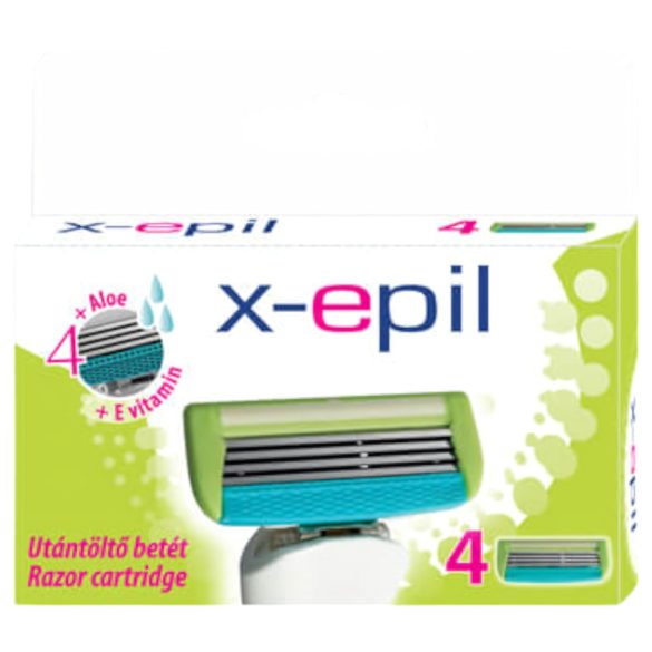 X-Epil - Cartuchos de maquinilla 4 hojas (4 uds)