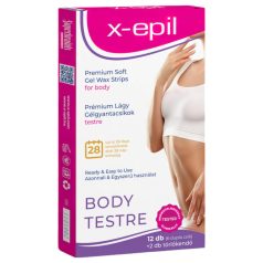 X-Epil - Bandas de cera lista para usar (12uds) - cuerpo