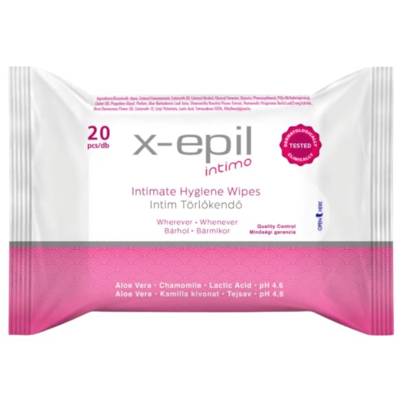 X-Epil Intimo - Toallitas Íntimas (20 uds)