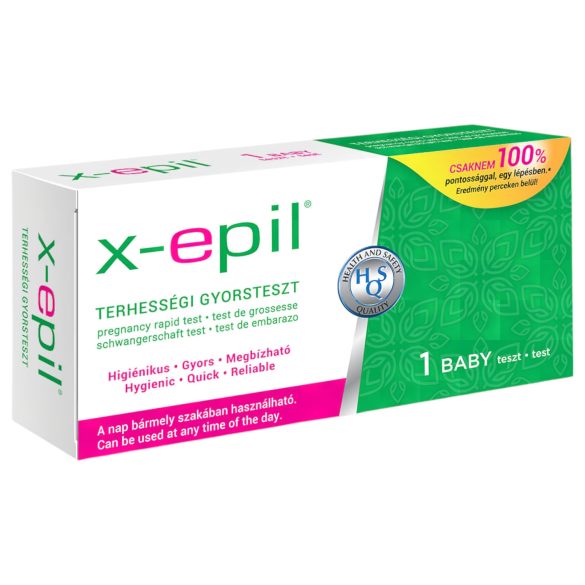 X-Epil - Prueba rápida de embarazo en tira (1 unidad)