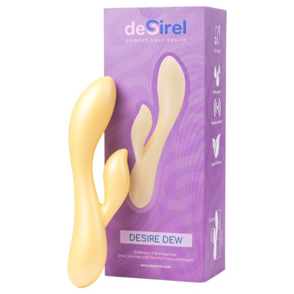 / Deseo Desire Dew - vibrador inteligente con brazo para clítoris (amarillo)