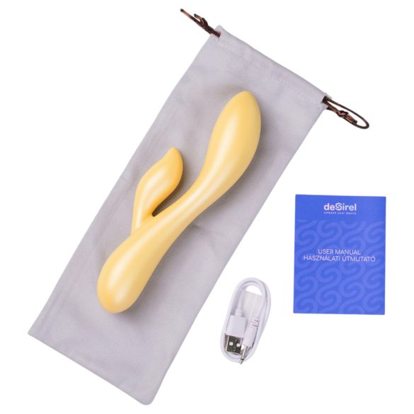Deseo Desire Dew - vibrador inteligente con brazo para clítoris (amarillo)