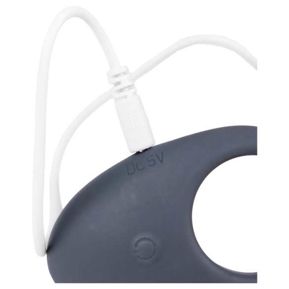 Desirel Halo - anillo para pene vibrador inteligente - silicona negra