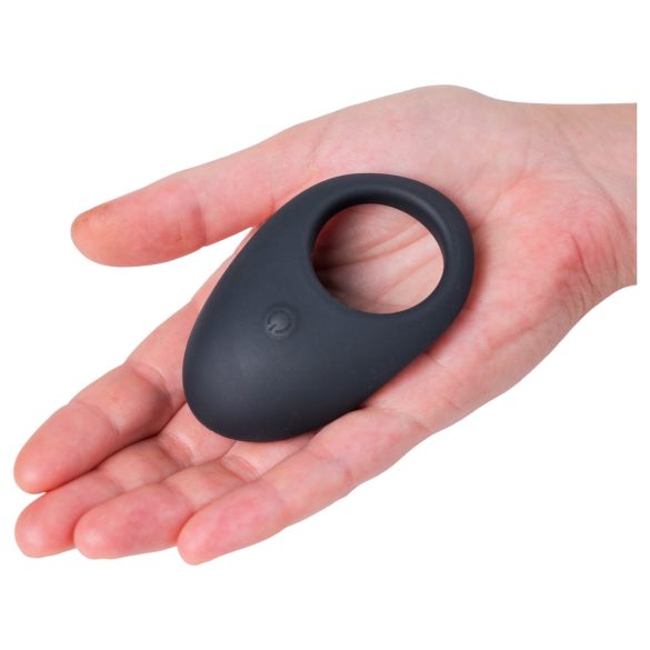 Desirel Halo - anillo para pene vibrador inteligente - silicona negra