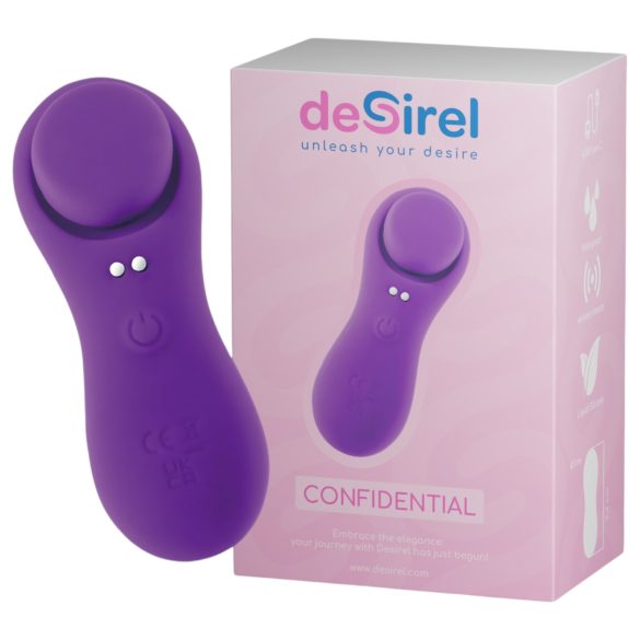 Desirel Confidential - Vibrador de braguita inteligente (lila)