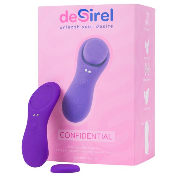 Desirel Confidential - braguitas vibrator inteligentes (lila)
