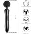Desirel Enchant - vibrador masajeador (negro)