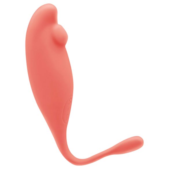 Huevos Series - huevo vibrador pulsante (rojo)