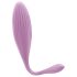 Serie Huevos - huevo vibrador giratorio con anillo (morado)