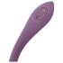 Serie Huevos - huevo vibrador giratorio con anillo (morado)