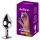 Desirel - plug anal - joya rosa - metal plateado