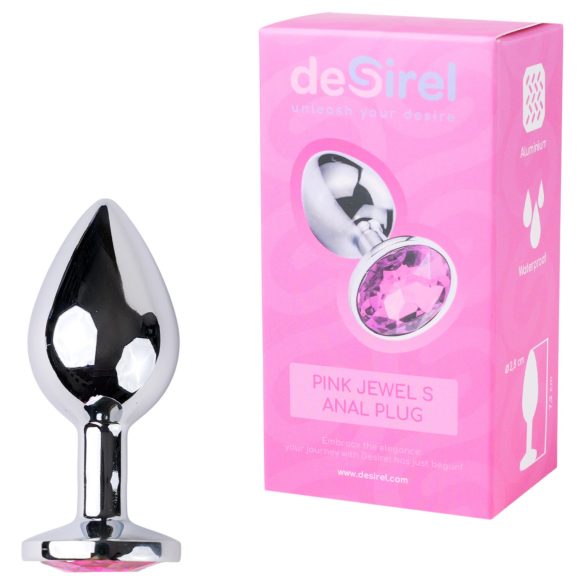 Joya Deseada Rosa S - plug anal (plata-rosa)