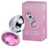 Joya Rosa Desirel S - plug anal (plateado-rosa)
