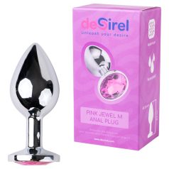 Desirel Joya Rosa M - plug anal (plata-rosa)