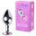 Desirel Joya Rosa M - plug anal (plata-rosa)