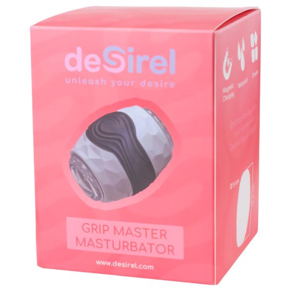 Desirel Grip Master - masturbador apretado - silicona gris