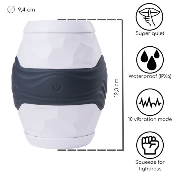 Desirel Grip Master - masturbador apretado - silicona gris