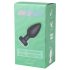 Deseo Fácil Obsidiana - vibrador anal recargable y con radio (negro)