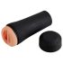 Desirel True Touch - vaina realista vibrante (natural-negro)