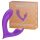 Vibrador G-punto y próstata (morado) Desirel Insider