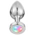 Plug anal resplandor Deseo - pequeño (plata)