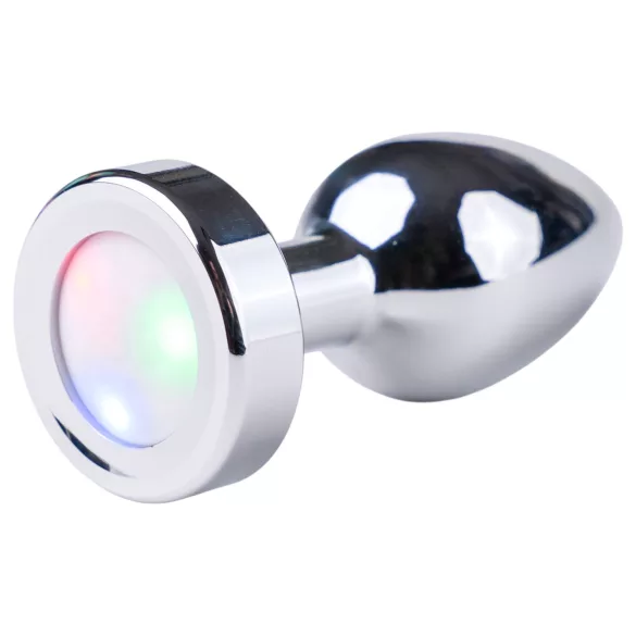 Desirel GlowPlug - plug anal luminoso pequeño - color plata