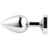 Plug anal resplandor Deseo - pequeño (plata)