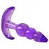 Desirel - plug anal con bolas - silicona lila