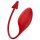 Funny Me - huevo vibrador inteligente con tenedor del diablo (rojo)
