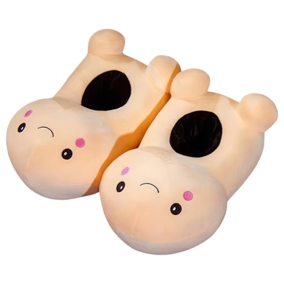 Pantuflas divertidas (natural)