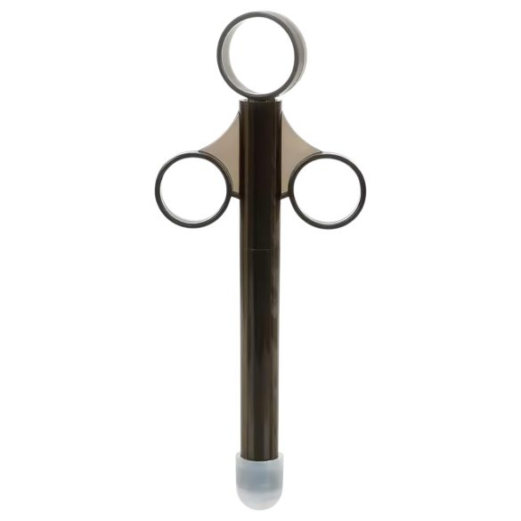 Dispensador de lubricante con jeringa (negro)