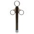 Dispensador de lubricante con jeringa (negro)