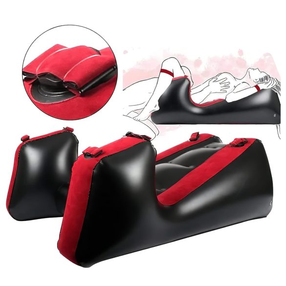 Magic Pillow - sofá sexual inflable - posición - rojo