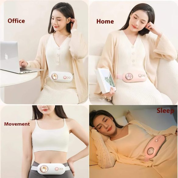 HappyPet Comfort - Masajeador menstrual de cinturón - blanco