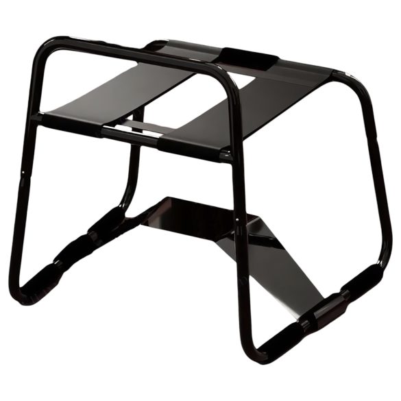 Silla Erótica Mágica con Soporte de Consolador (negra)