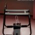 Silla Erótica Mágica con Soporte de Consolador (negra)