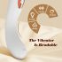 IntiGlow - Rejuvenecedor LED Vibrador Punto G (blanco)