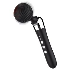 Vibrador masajeador recargable y curvado (negro)