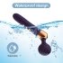 Vibrador recargable y curvado para masaje (negro)