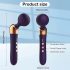 Vibrador recargable y curvado para masaje (negro)