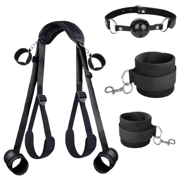 Lonely - Set de esposas BDSM (negro)