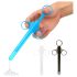 Jeringa dosificadora de lubricante (azul)