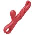 Pulpo vibrador con brazo de control (rojo)