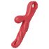 Pulpo vibrador con brazo de control (rojo)